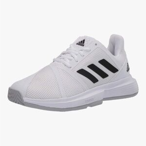 adidas Women's White and Black Sneakers